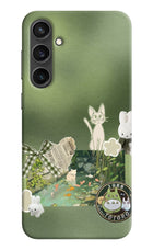 Aesthetic anime Samsung S23 FE 5G Hard Case Back Cover by Casekaro