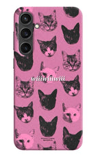 Pink Cats Samsung S23 FE 5G Hard Case Back Cover by Casekaro