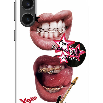 Rockstar Samsung S23 FE 5G Hard Case Back Cover by Casekaro