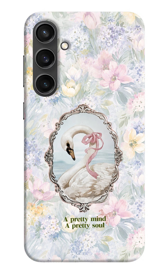 Pretty Mind Pretty Soul Samsung S23 FE 5G Hard Case Back Cover by Casekaro