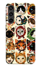 Cool Cat Samsung S23 FE 5G Hard Case Back Cover by Casekaro