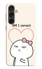 Always Right Samsung S23 FE 5G Hard Case Back Cover by Casekaro
