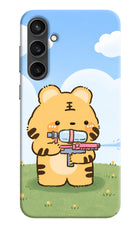 Tiger Treat Samsung S23 FE 5G Hard Case Back Cover by Casekaro