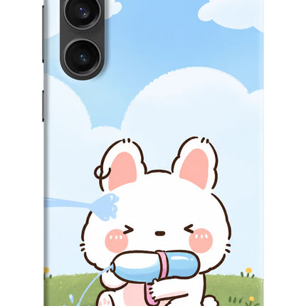 Bunny Treat Samsung S23 FE 5G Hard Case Back Cover by Casekaro