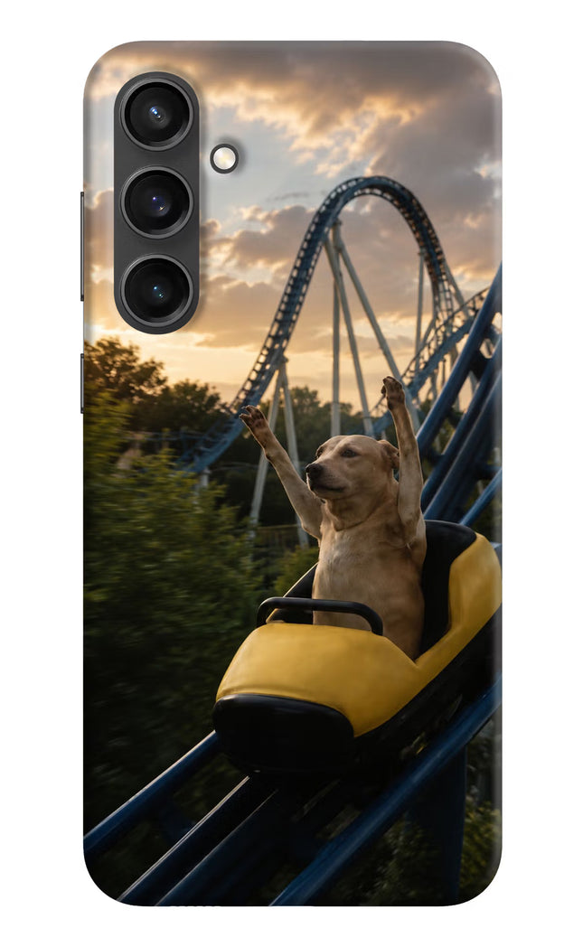 Rollercoaster Dog Samsung S23 FE 5G Hard Case Back Cover by Casekaro