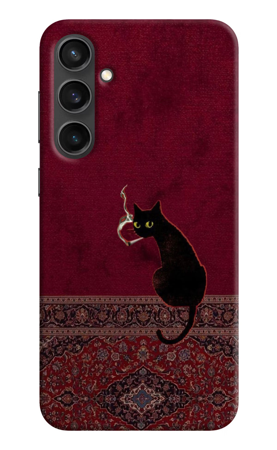 Midnight Cat Samsung S23 FE 5G Back Cover, Hard case