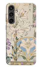 White Lily Samsung S23 FE 5G Hard Case Back Cover by Casekaro