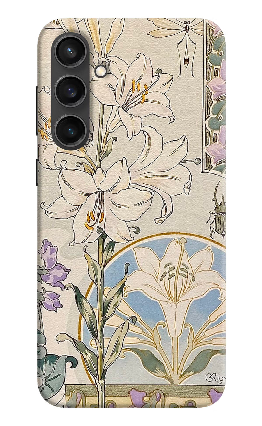 White Lily Samsung S23 FE 5G Back Cover, Hard case