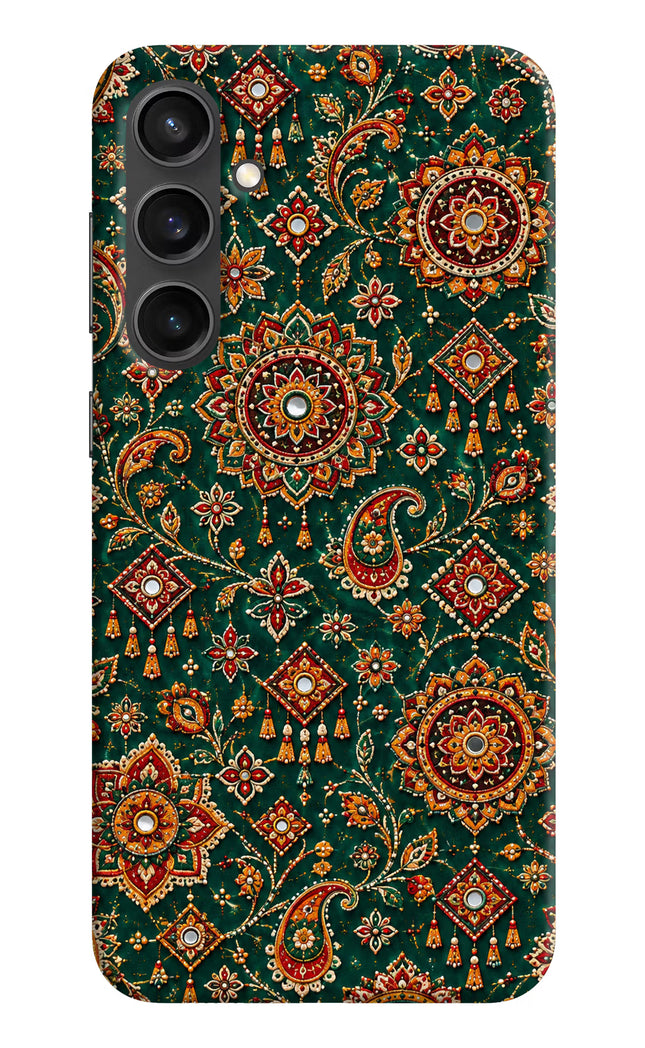 Green Pataka Samsung S23 FE 5G Hard Case Back Cover by Casekaro