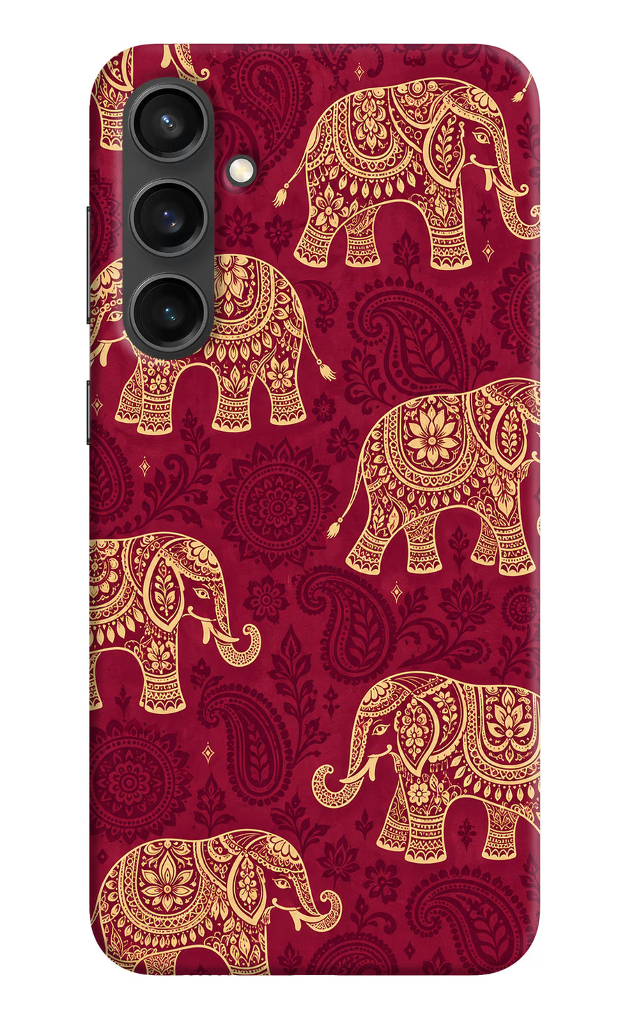 Maroon Elephant Samsung S23 FE 5G Back Cover, Hard case