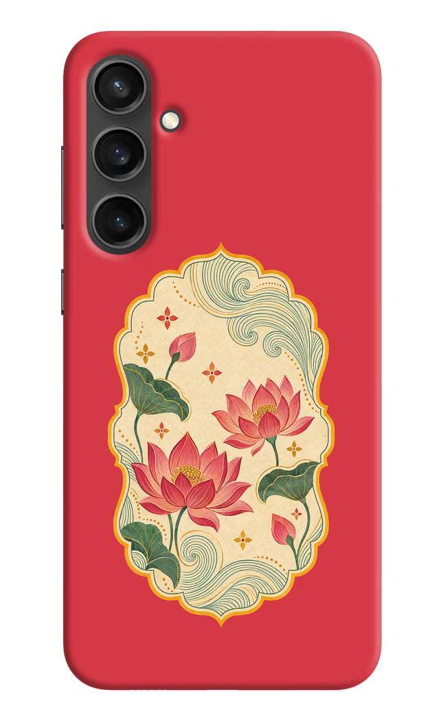 Pink Lotus Samsung S23 FE 5G Hard Case Back Cover by Casekaro