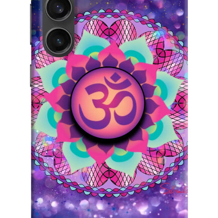 Om Purple Samsung S23 FE 5G Pop Case by Casekaro
