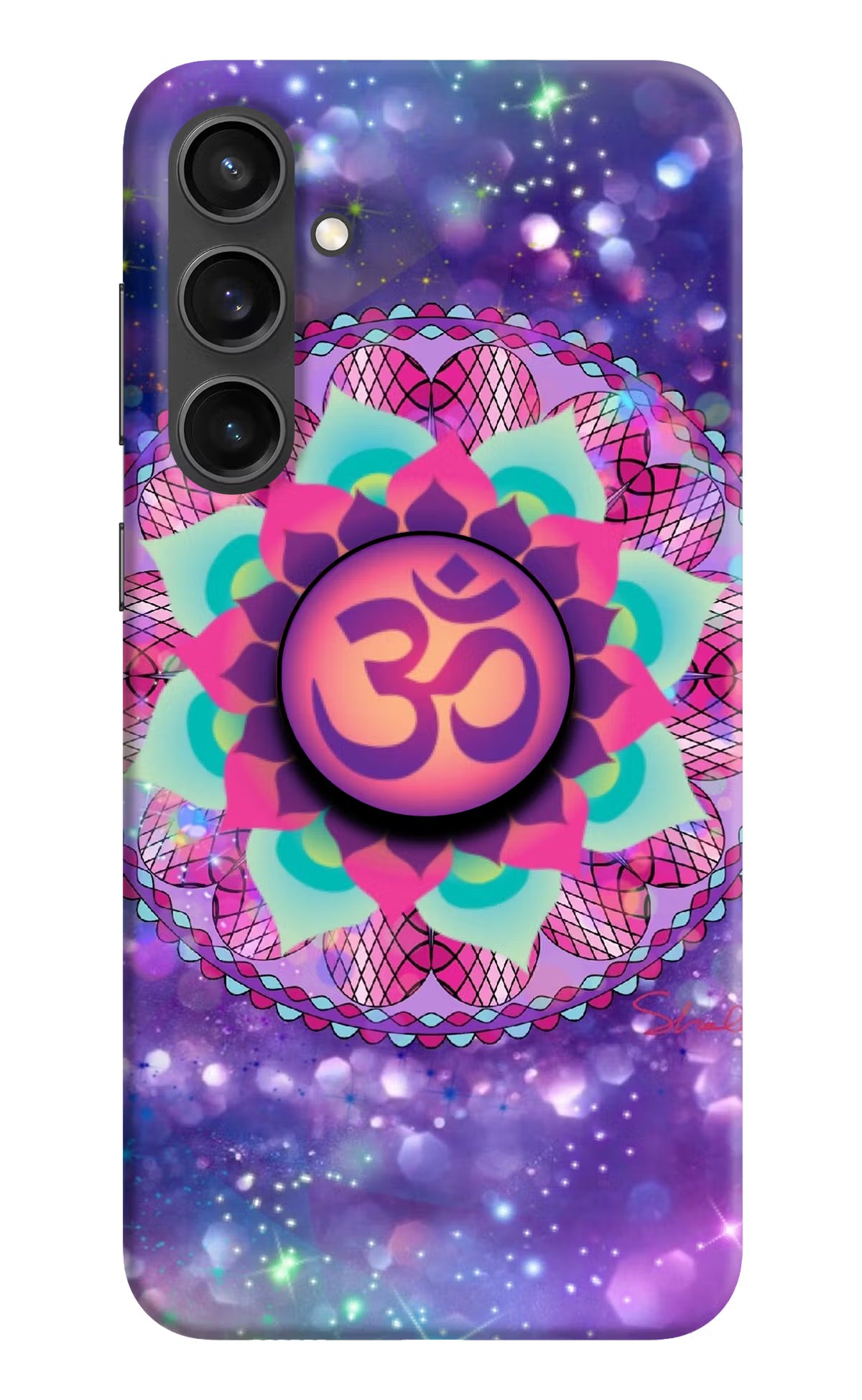 Om Purple Samsung S23 FE 5G Pop Case by Casekaro