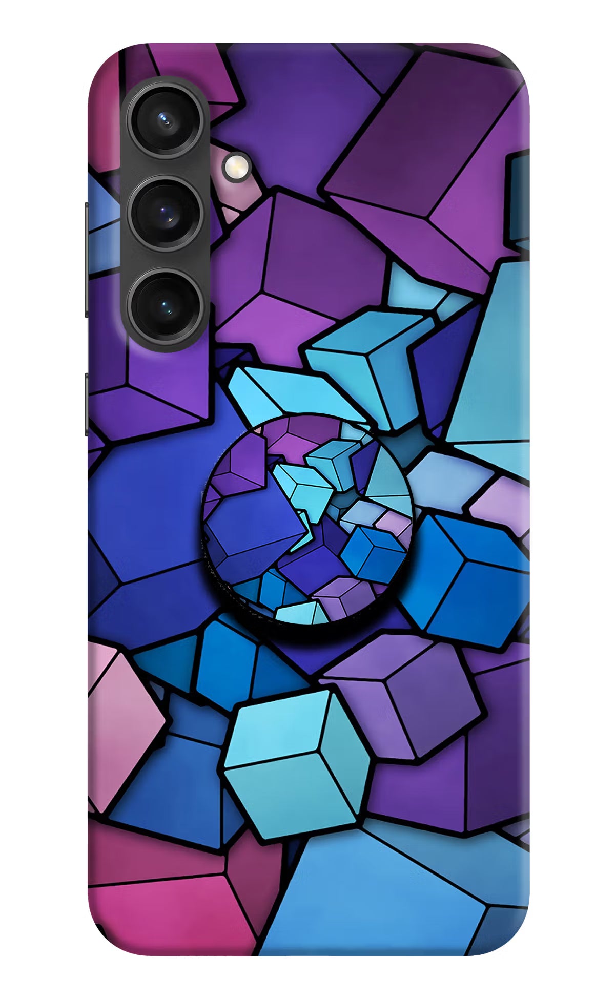 Cubic Abstract Samsung S23 FE 5G Pop Case by Casekaro