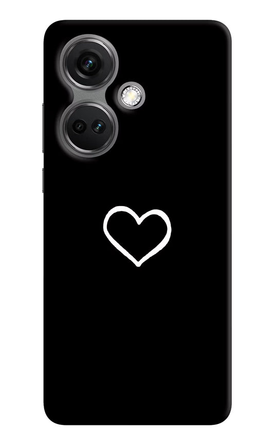 Heart OnePlus Nord CE 3 5G Hard Case Back Cover by Casekaro