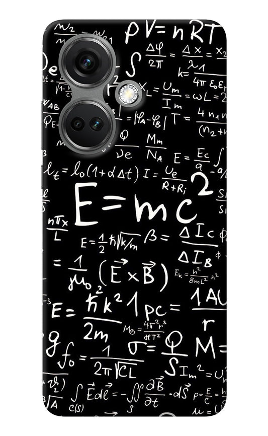 Physics Albert Einstein Formula OnePlus Nord CE 3 5G Back Cover