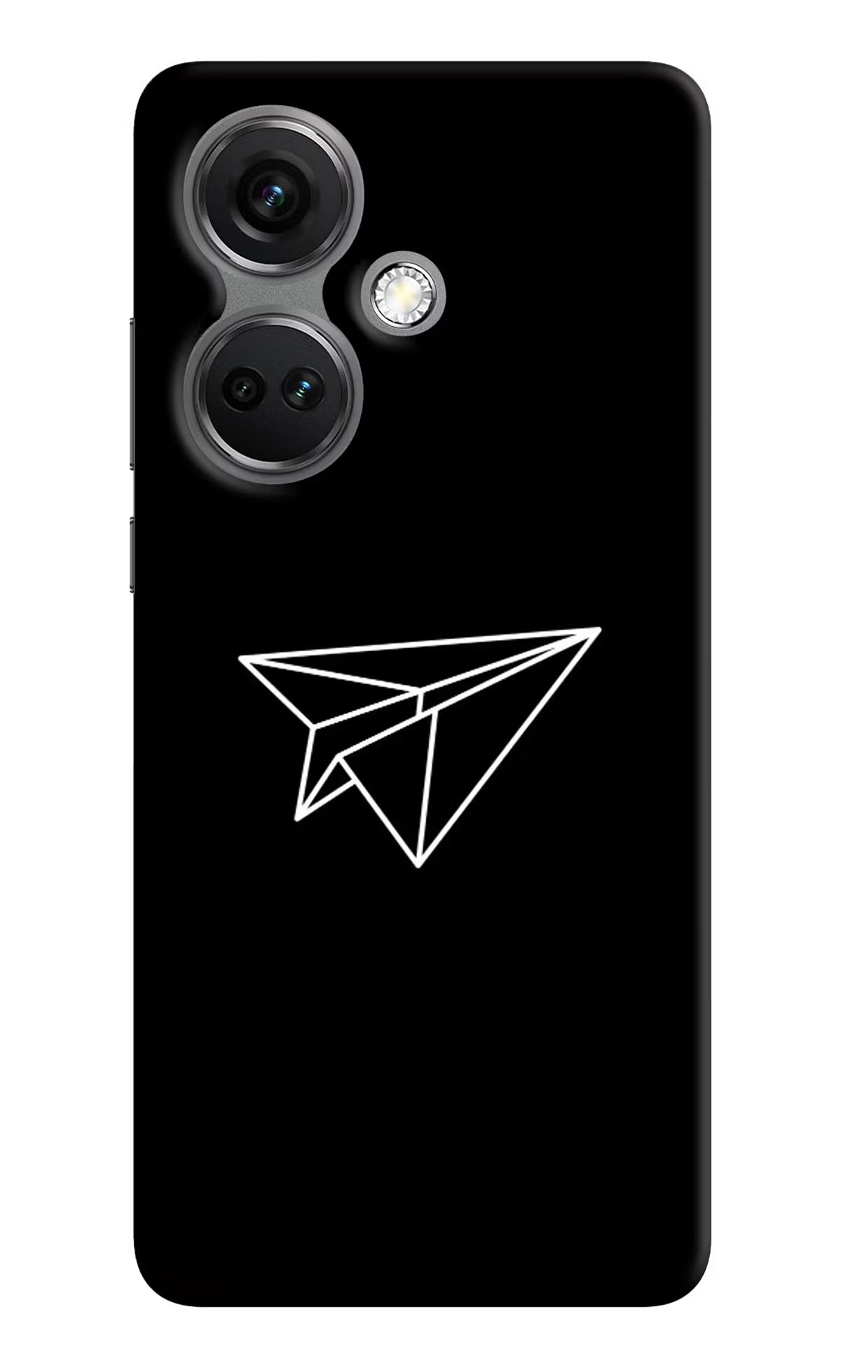 Paper Plane White OnePlus Nord CE 3 5G Hard Case Back Cover by Casekaro