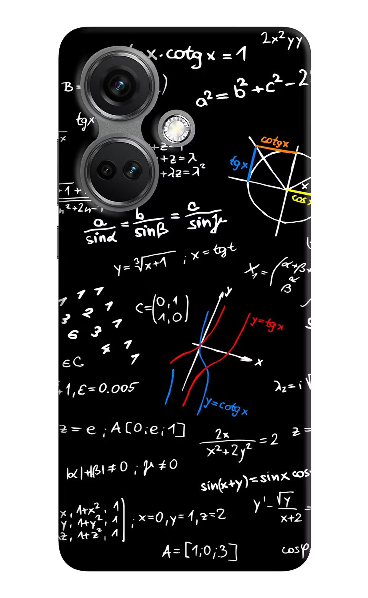 Mathematics Formula OnePlus Nord CE 3 5G Hard Case Back Cover by Casekaro