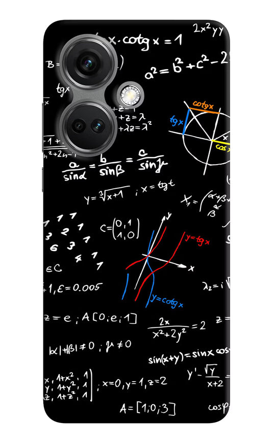 Mathematics Formula OnePlus Nord CE 3 5G Hard Case Back Cover by Casekaro