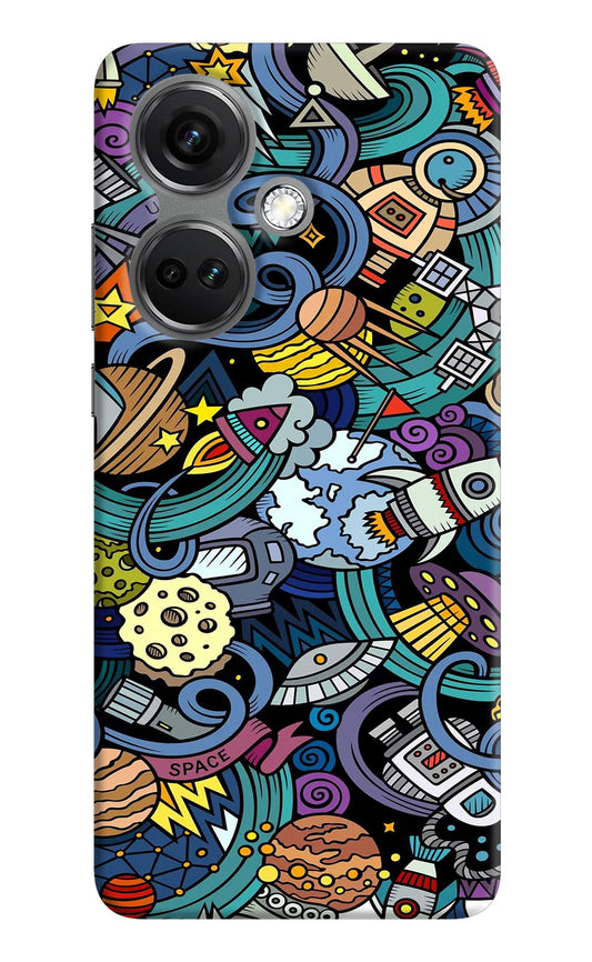 Space Abstract OnePlus Nord CE 3 5G Hard Case Back Cover by Casekaro