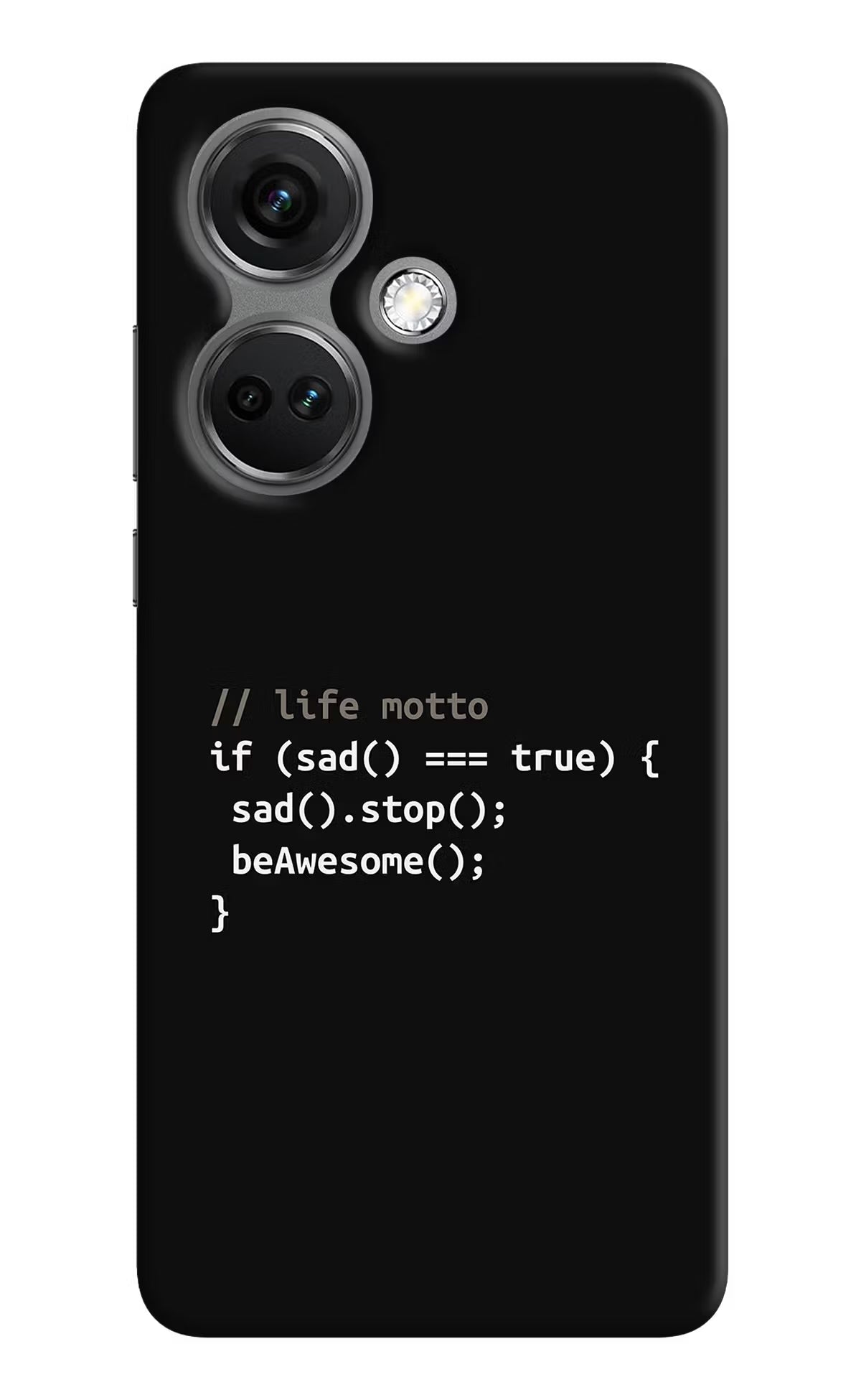 Life Motto Code OnePlus Nord CE 3 5G Hard Case Back Cover by Casekaro