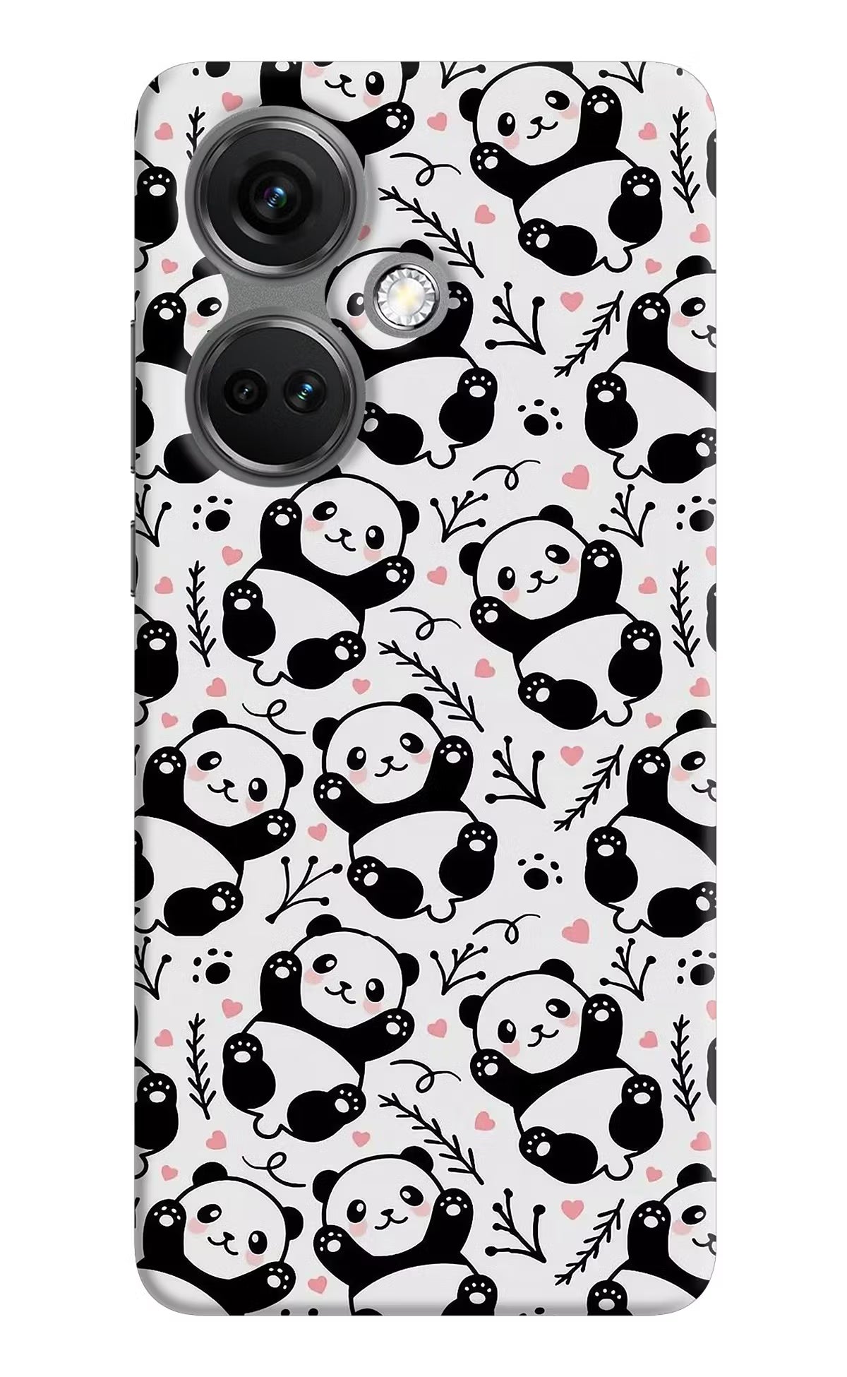 Cute Panda OnePlus Nord CE 3 5G Hard Case Back Cover by Casekaro