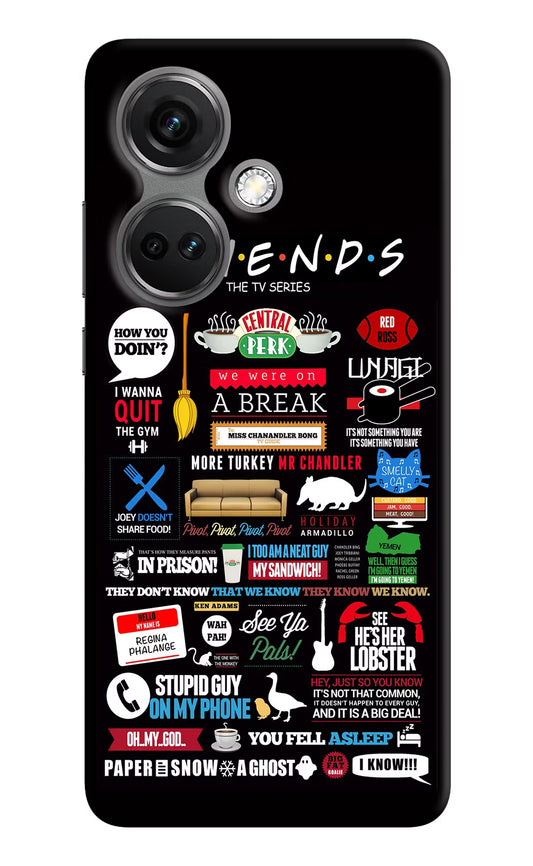 FRIENDS OnePlus Nord CE 3 5G Hard Case Back Cover by Casekaro