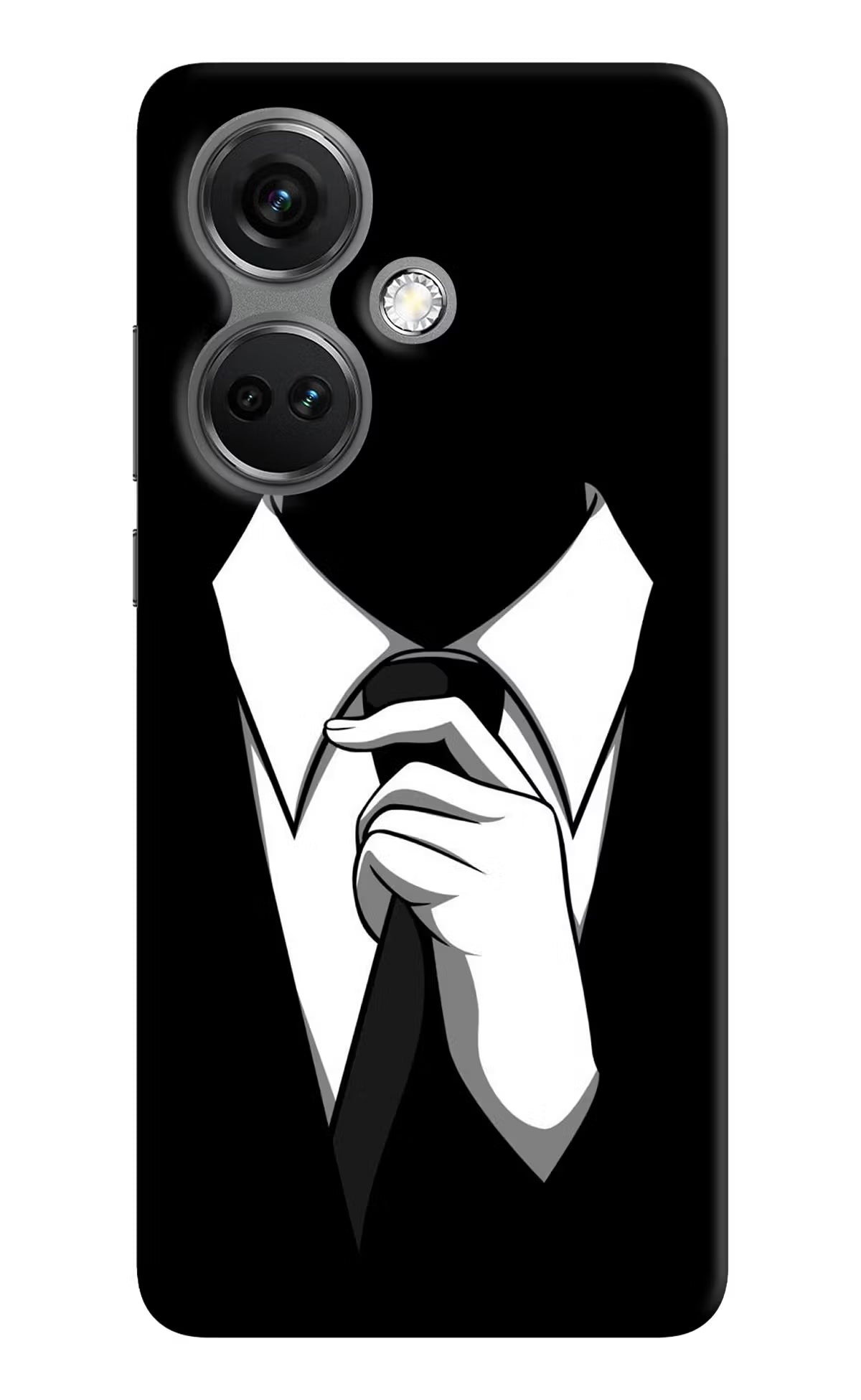 Black Tie OnePlus Nord CE 3 5G Hard Case Back Cover by Casekaro