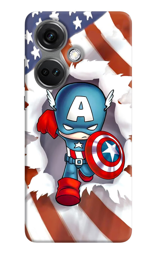 Captain America OnePlus Nord CE 3 5G Hard Case Back Cover by Casekaro