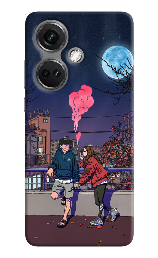 Chilling Couple OnePlus Nord CE 3 5G Hard Case Back Cover by Casekaro