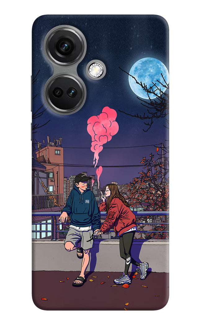 Chilling Couple OnePlus Nord CE 3 5G Hard Case Back Cover by Casekaro