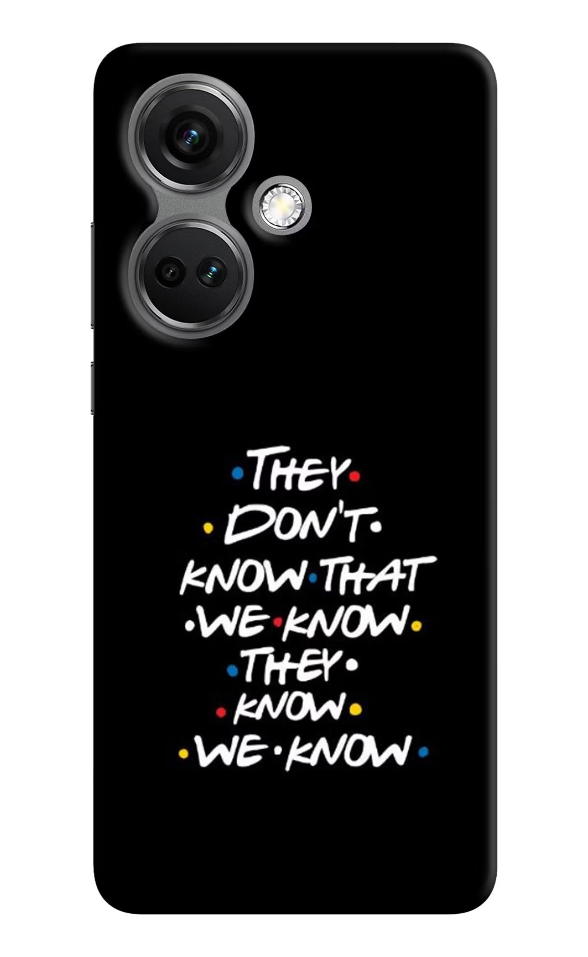FRIENDS Dialogue OnePlus Nord CE 3 5G Hard Case Back Cover by Casekaro