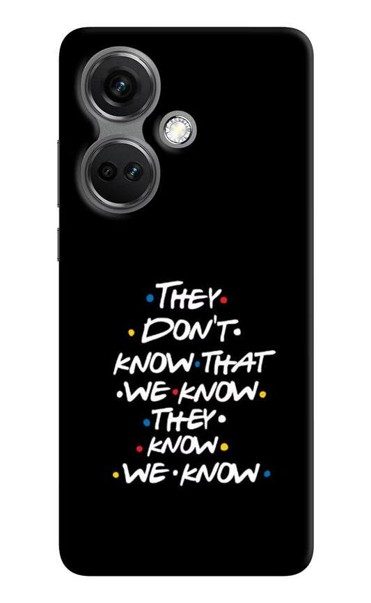 FRIENDS Dialogue OnePlus Nord CE 3 5G Hard Case Back Cover by Casekaro