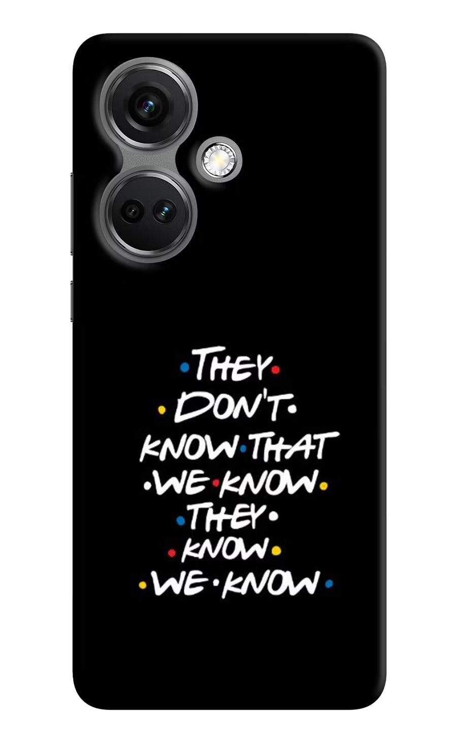 FRIENDS Dialogue OnePlus Nord CE 3 5G Back Cover, Hard case