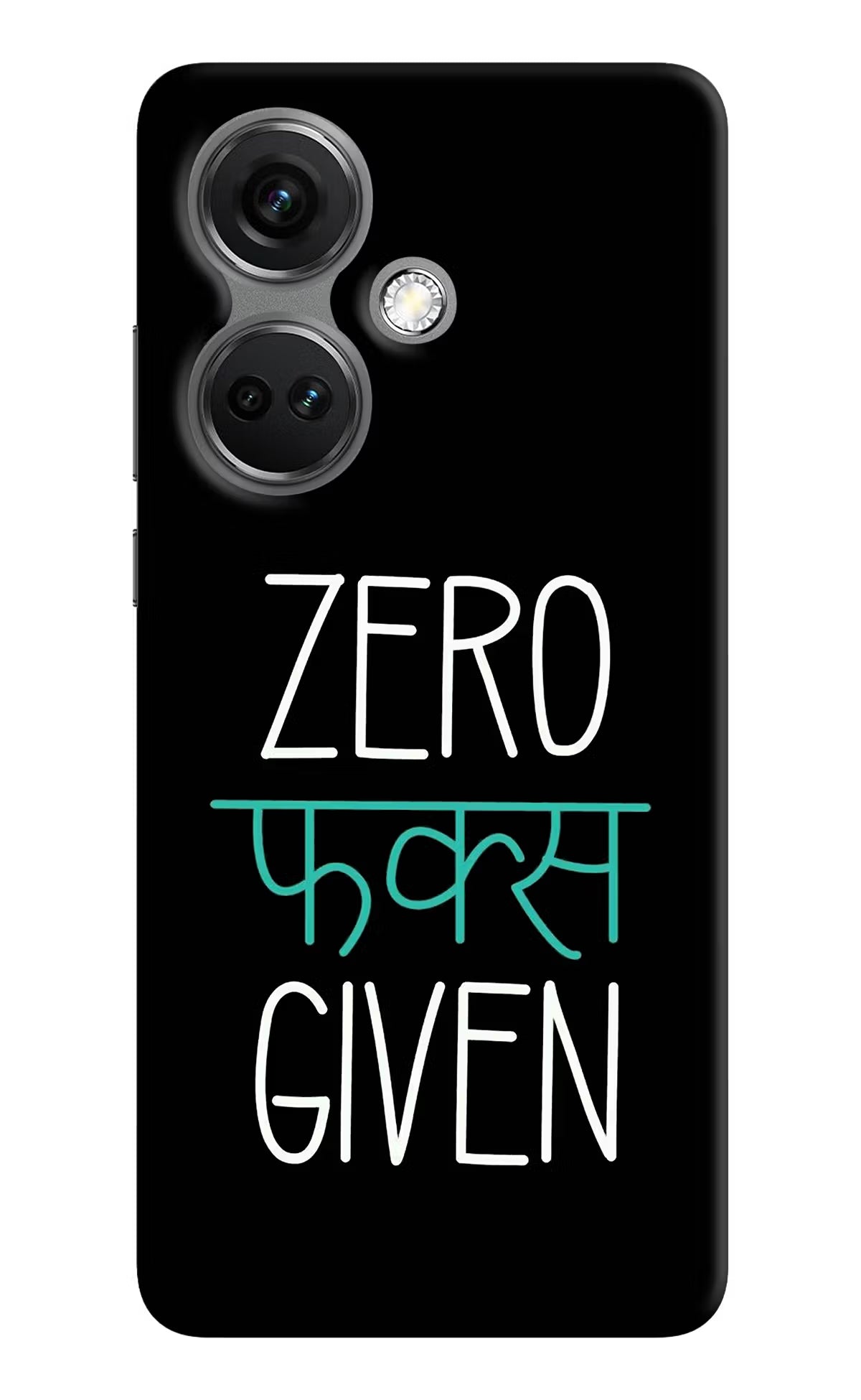 Zero Fucks Given OnePlus Nord CE 3 5G Hard Case Back Cover by Casekaro