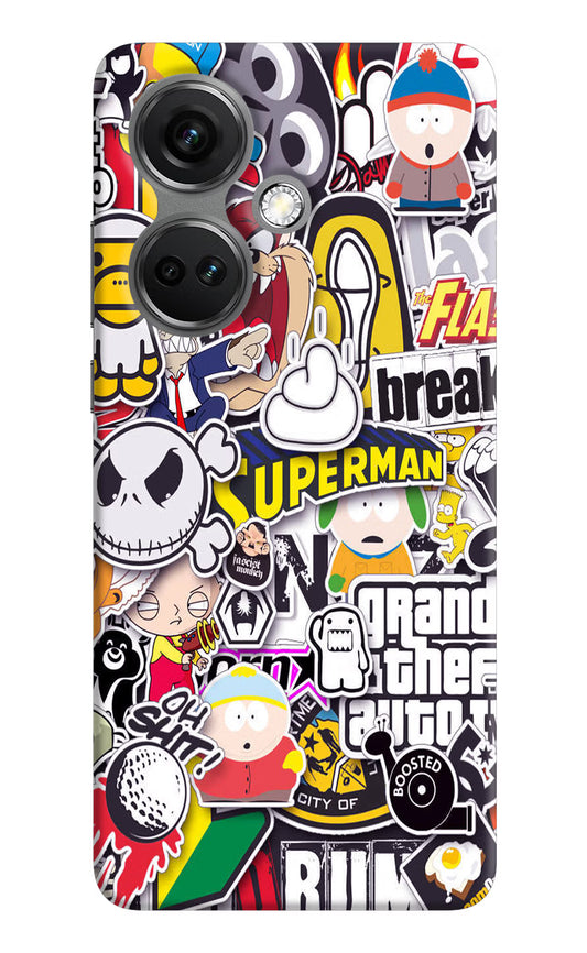 Sticker Bomb OnePlus Nord CE 3 5G Hard Case Back Cover by Casekaro