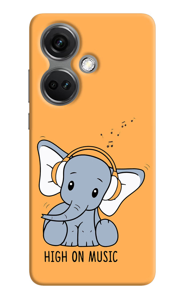 High On Music OnePlus Nord CE 3 5G Hard Case Back Cover by Casekaro