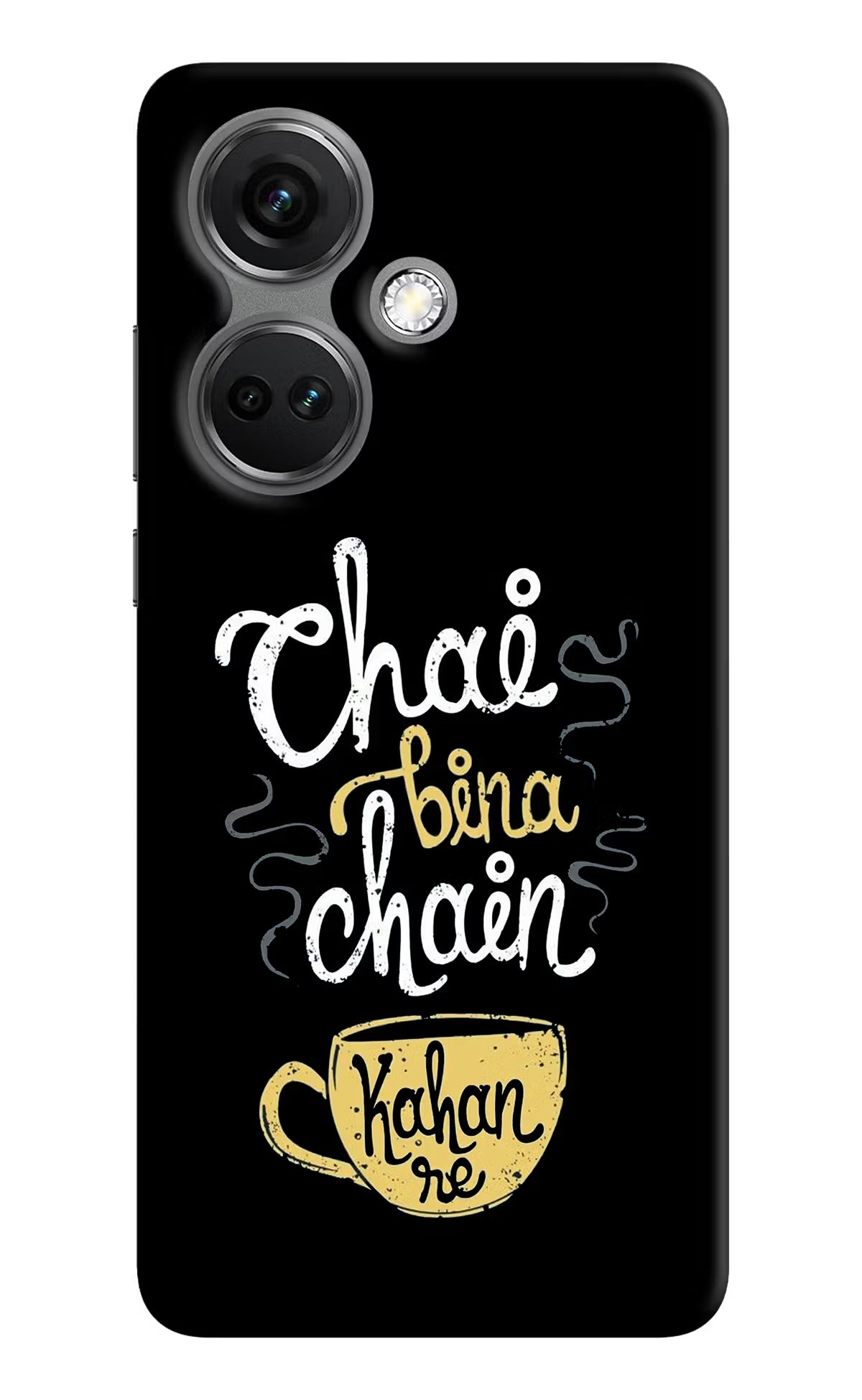 Chai Bina Chain Kaha Re OnePlus Nord CE 3 5G Hard Case Back Cover by Casekaro