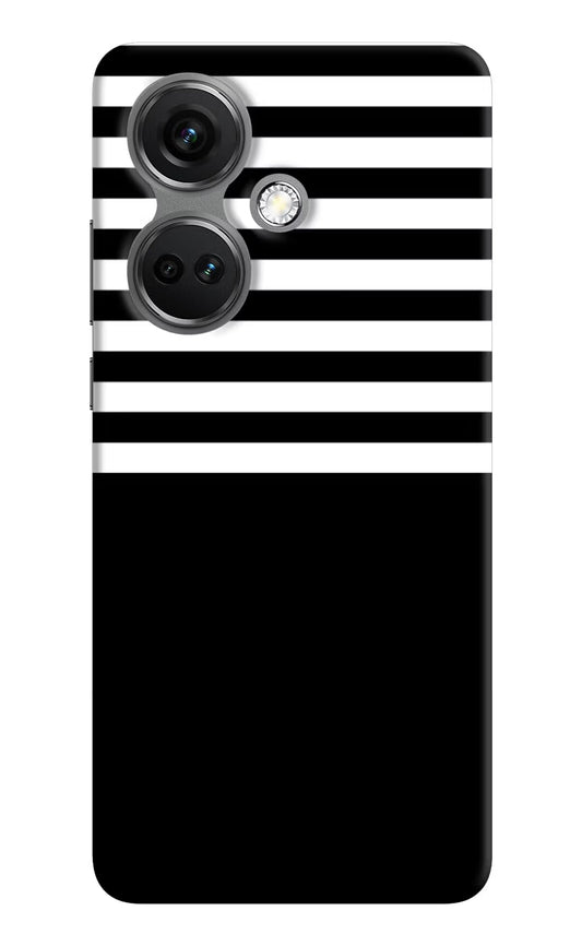 Black and White Print OnePlus Nord CE 3 5G Hard Case Back Cover by Casekaro