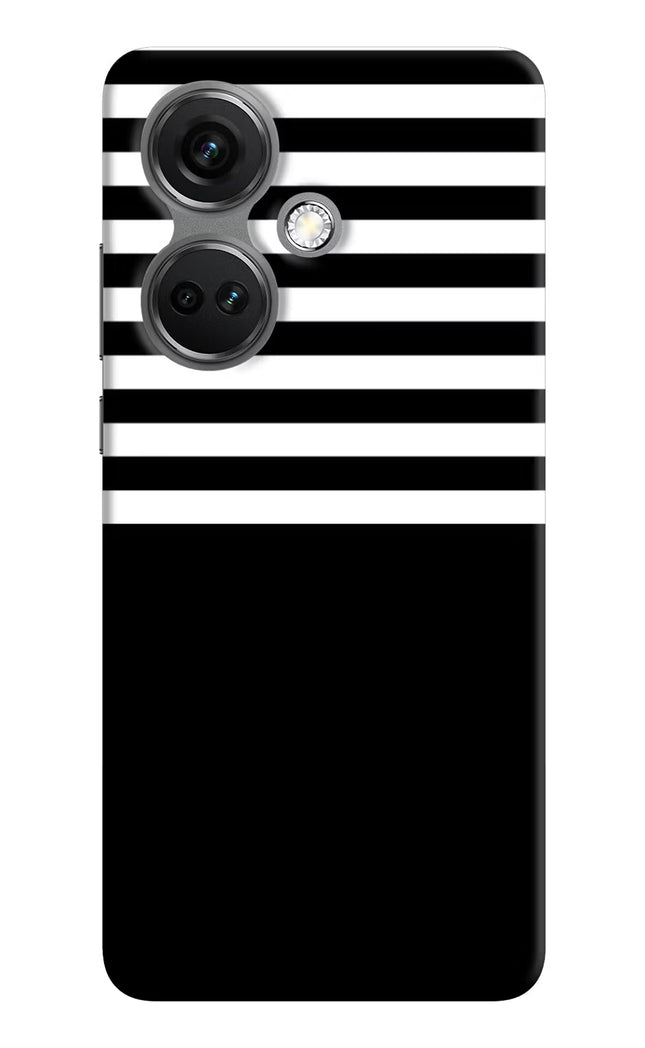 Black and White Print OnePlus Nord CE 3 5G Hard Case Back Cover by Casekaro