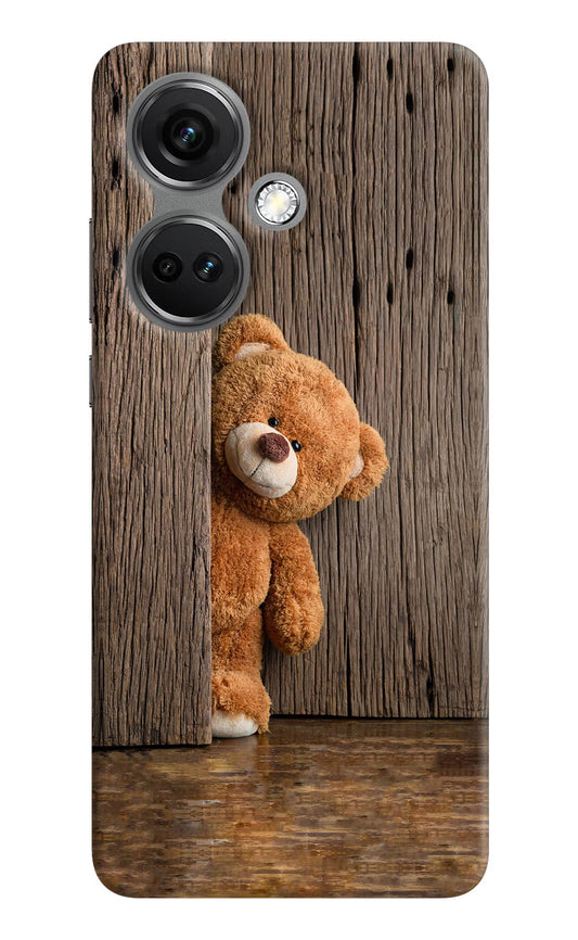 Teddy Wooden OnePlus Nord CE 3 5G Hard Case Back Cover by Casekaro