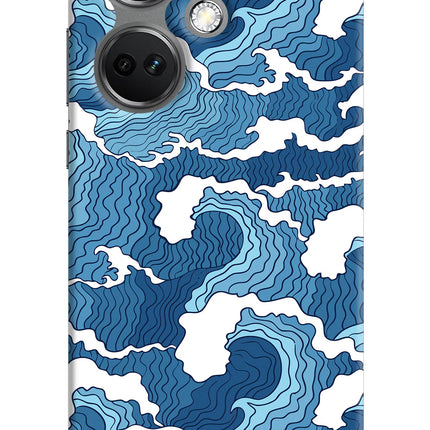 Blue Waves OnePlus Nord CE 3 5G Hard Case Back Cover by Casekaro