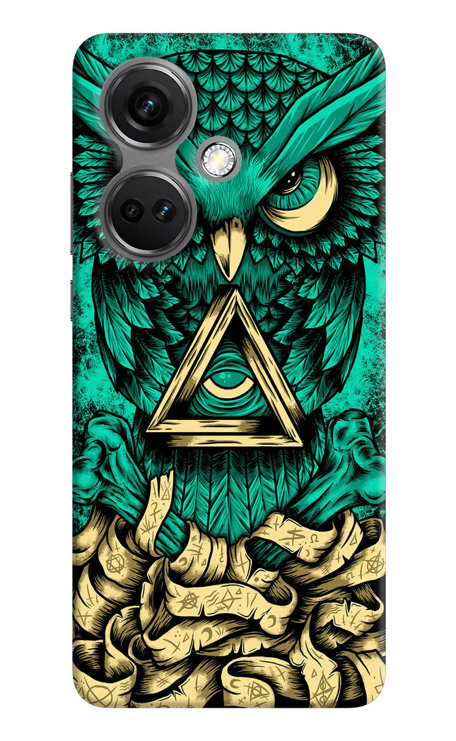 Green Owl OnePlus Nord CE 3 5G Hard Case Back Cover by Casekaro