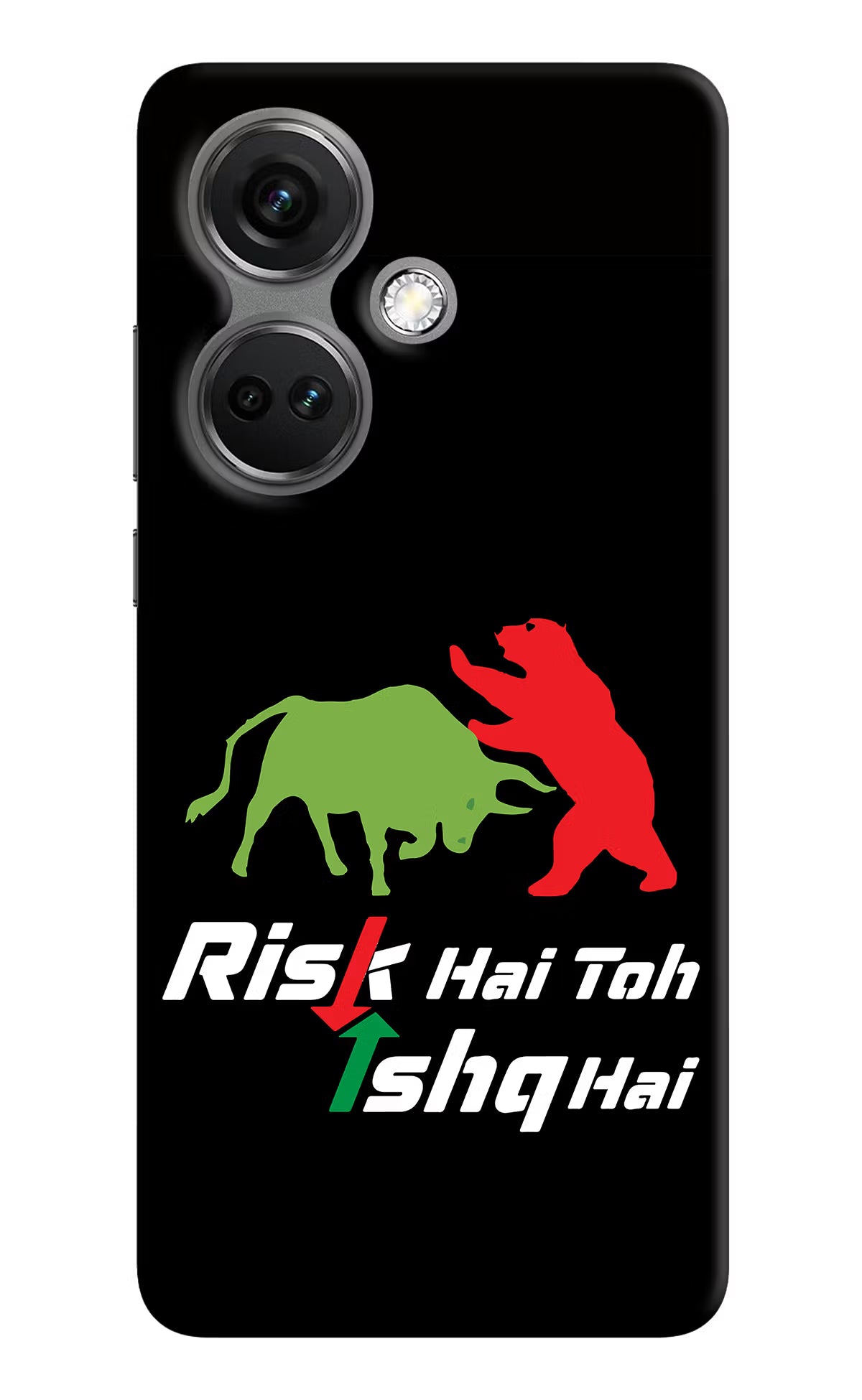 Risk Hai Toh Ishq Hai OnePlus Nord CE 3 5G Hard Case Back Cover by Casekaro