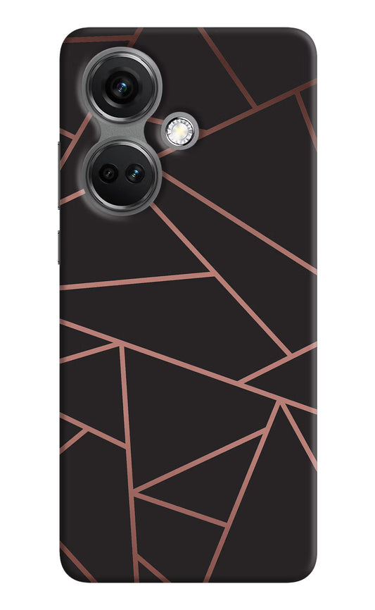Geometric Pattern OnePlus Nord CE 3 5G Hard Case Back Cover by Casekaro