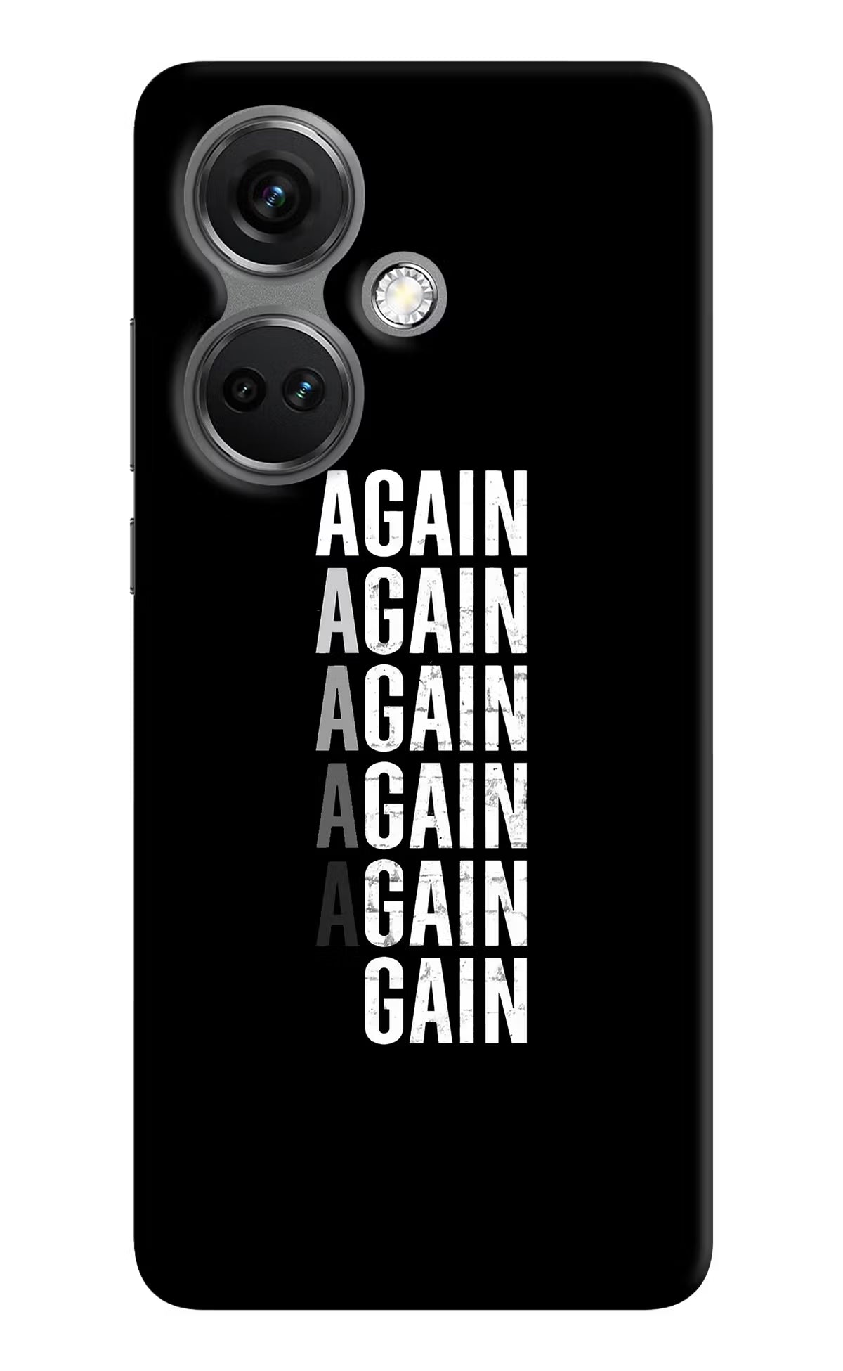 Again Again Gain OnePlus Nord CE 3 5G Hard Case Back Cover by Casekaro