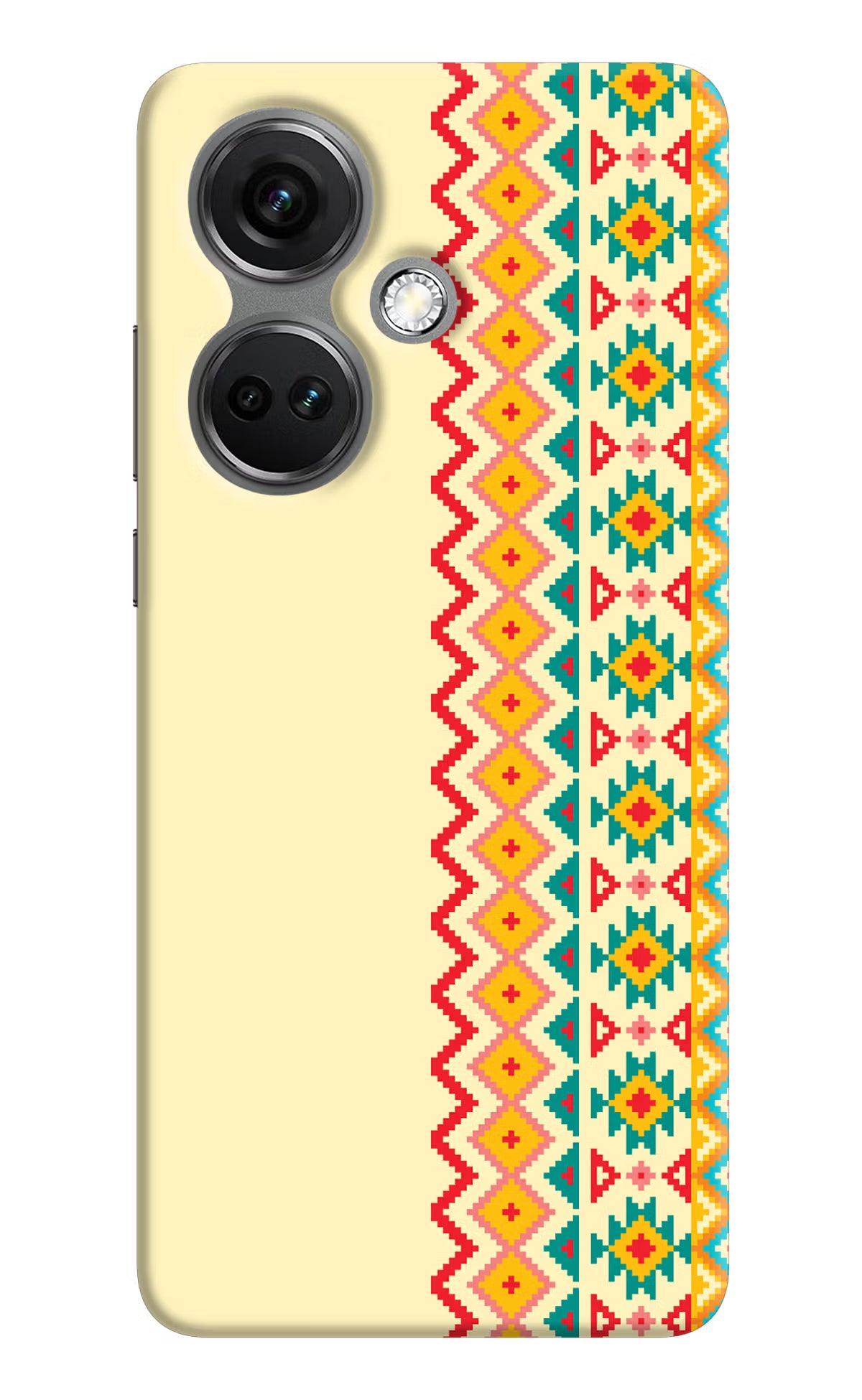 Ethnic Seamless OnePlus Nord CE 3 5G Hard Case Back Cover by Casekaro