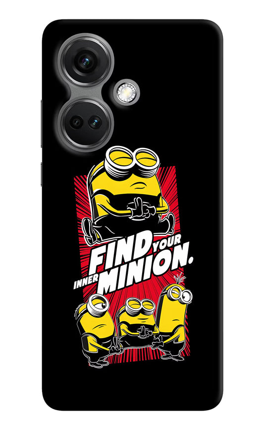 Find your inner Minion OnePlus Nord CE 3 5G Hard Case Back Cover by Casekaro