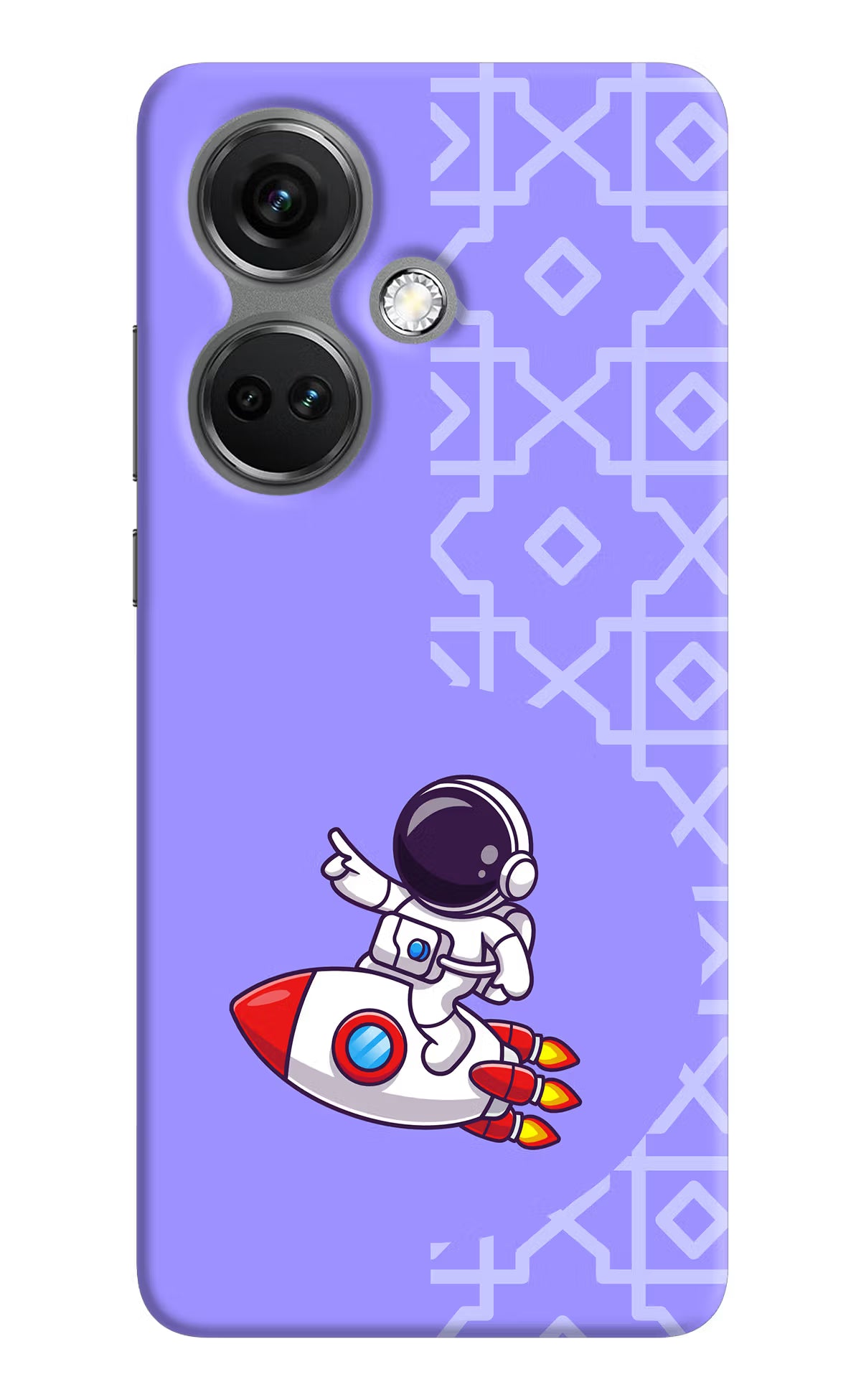Cute Astronaut OnePlus Nord CE 3 5G Hard Case Back Cover by Casekaro