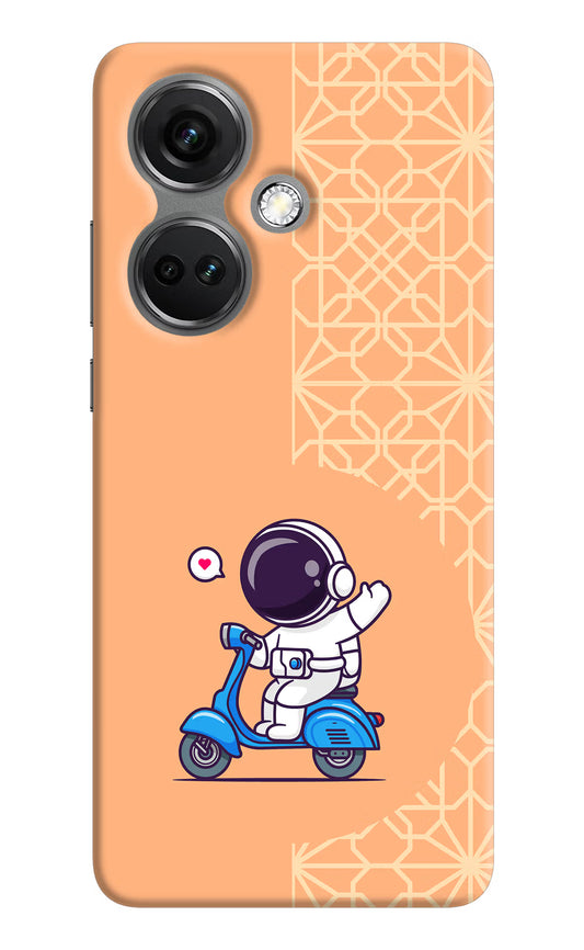 Cute Astronaut Riding OnePlus Nord CE 3 5G Hard Case Back Cover by Casekaro